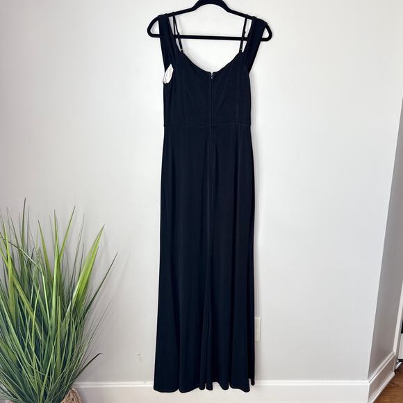 City Studio Juniors Size 11 Off-Shoulder Estilo Long Dress High Slit Sweetheart - Picture 9 of 11